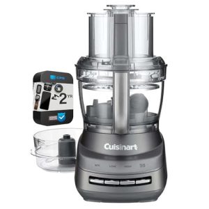 Cuisinart FP-130 Core Custom 13-Cup Food Processor Stainless Steel (Renewed) Bundle with 2 YR CPS Enhanced Protection Pack