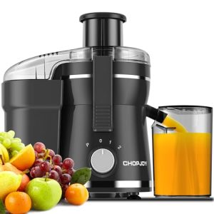 Juicer Machine 500W Juicer with 3 Inch Wide Chute for the Whole Fruit and Veg, Easy to Clean, Stainless Steel High Yield Juice Extractor BPA Free