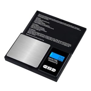 Qicyfeus Food Scale, Digital Kitchen Scale 1000g/0.1g Accuracy Gram and Ounces Scale for Cooking, Baking and Meal Prep Pocket Scale for Food