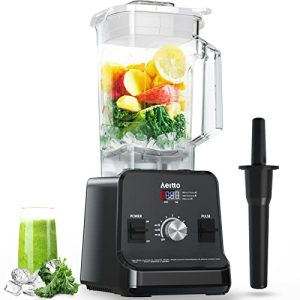 Aeitto Blender, 68 Oz Large Capacity, Blenders for Kitchen with 1500-Watt Motor,Countertop Professional Blenders for Ice Crush, Frozen Drinks, Black