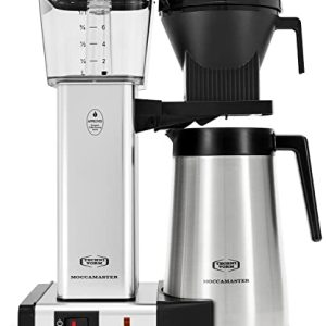 Technivorm Moccamaster 79312 KBGT Coffee Brewer, 40 oz, Polished Silver