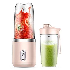 Decdeal Juice blender Mini mixer 40W quick blender cup personal size rechargeable USB Double cup