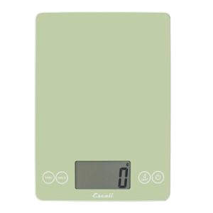 Escali Arti Classic Digital Coffee Scale Espresso Scale and Countertop Food Scale, 15-Pound Capacity, Green