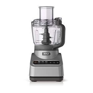 Ninja Professional Plus Food Processor 850-Watts With Auto-iQ Preset Programs Chop Puree Dough Slice Shred With a 9-Cup Capacity and a Silver Stainless Finish (BN600C) – Canadian Version