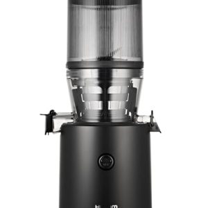 Hurom H320 Slow Juicer, Matte Black | Ultra Low Pulp | Hands-Free | Hopper Fits Whole Produce | Quiet Motor | BPA Free | Easy Assembly | Cold Press Masticating Juicer