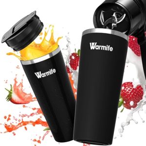 Wamife Smoothie Blender Portable Blender for Fruit Smoothies, Milkshakes, Fruit and Vegetable Juice 16 oz Compact Blender Wisdom