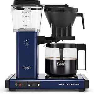 Moccamaster 53928 KBGV Select Coffee Maker, Midnight Blue, 40 ounce, 10-Cup, 1.25L