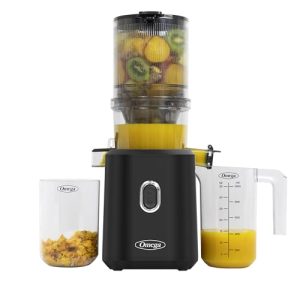 Omega Time Saving Batch Juicer, Cold Press Juicer, Black