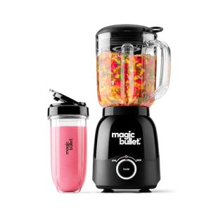 magic bullet Combo Blender, 48oz Pitcher, Blending Cup, Simple Speed Dial – MBF50200AK