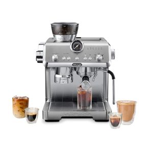 De’Longhi La Specialista Opera Espresso Machine with Cold Brew, Commercial-style Steam Wand for Latte, Cappuccino, Built-in Grinder, EC9555M