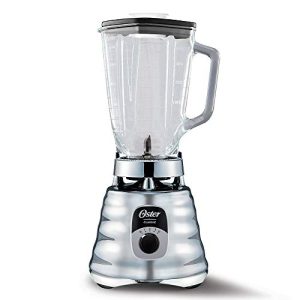 Oster Original 3 Speed Chrome Blender, 6 Times more Durable Motor, 10 Times Stronger, 5 Cup Glass Jar