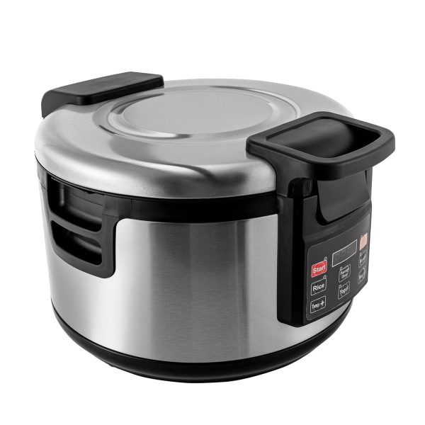 19L Commercial Rice Cookers Stainless Steel Electric Rice Warmer Soup Porridge