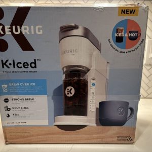 Keurig – K-Iced Single Serve K-Cup Pod Coffee Maker – White