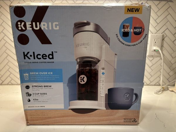 Keurig – K-Iced Single Serve K-Cup Pod Coffee Maker – White