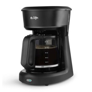 Mr. Coffee 12-Cup Switch Coffee Maker Black with Power Indicator LED Light