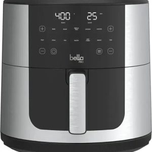 NEW-Bella PRO Air Fryer -SmartCrisp 8-qt. Touchscreen-Stainless Steel