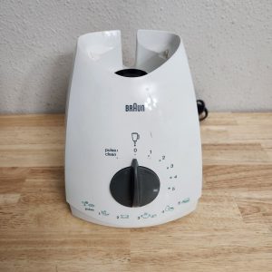 Braun 4184 Electric Blender Base Motor 5 Speed with Pulse White Tested