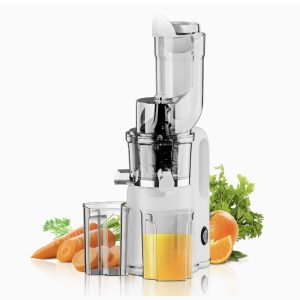 Cold Press Juicer, Slow Masticating Juicer Machines with 3.35″ Large Feed