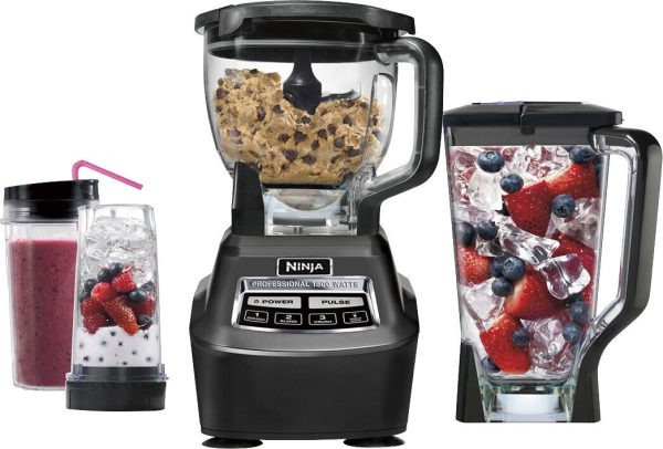 Ninja – Mega Kitchen System 72-Oz. Blender – Black