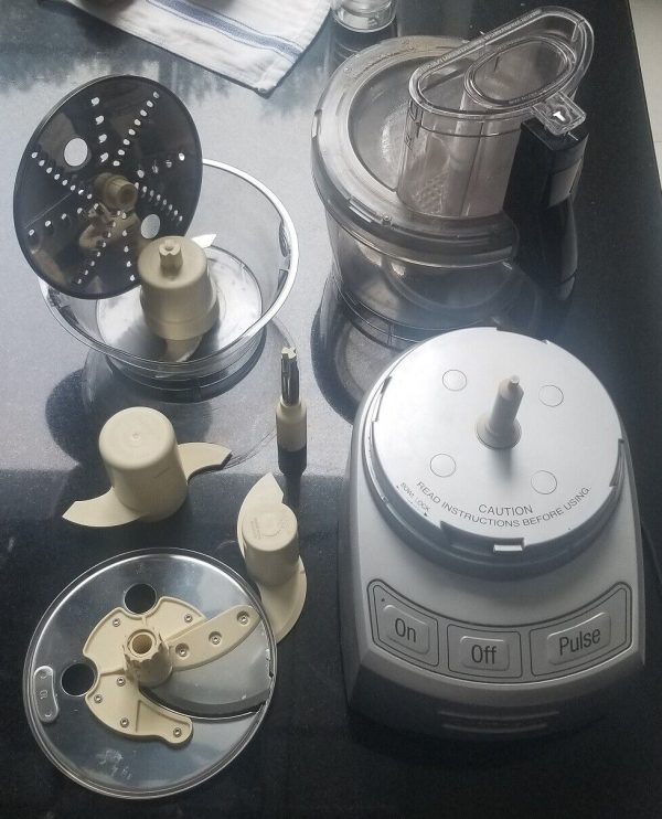 Cuisinart 12 Cup Food Processor With Blades And Accessories Model CFP-24BCPC