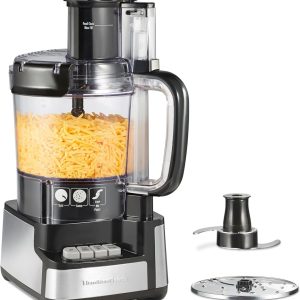 Food Processor and Vegetable Chopper, BPA Free, 12 Cup Bowl, 450W