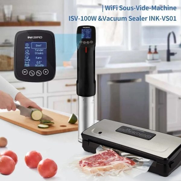 Inkbird Sous Vide Slow Cookers WiFi With Vacuum Sealer Food Saver App Control US