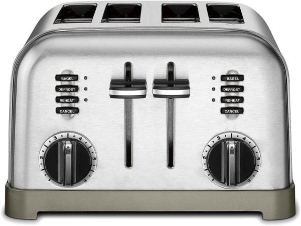 Cuisinart CPT-14WMFR 4-Slice Toaster, Silver – Certified Refurbished