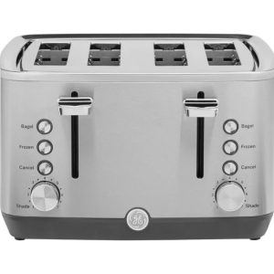 GE – 4-Slice Toaster – Stainless Steel