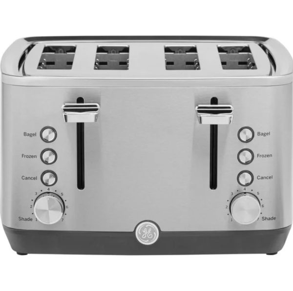 GE – 4-Slice Toaster – Stainless Steel