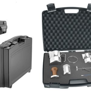 Motta Metallurgica Milano 8-Piece Barista Kit In A Carrying Case. Made in Italy