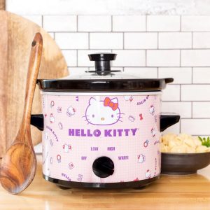 Uncanny Brands Hello Kitty 2 QT Slow Cooker