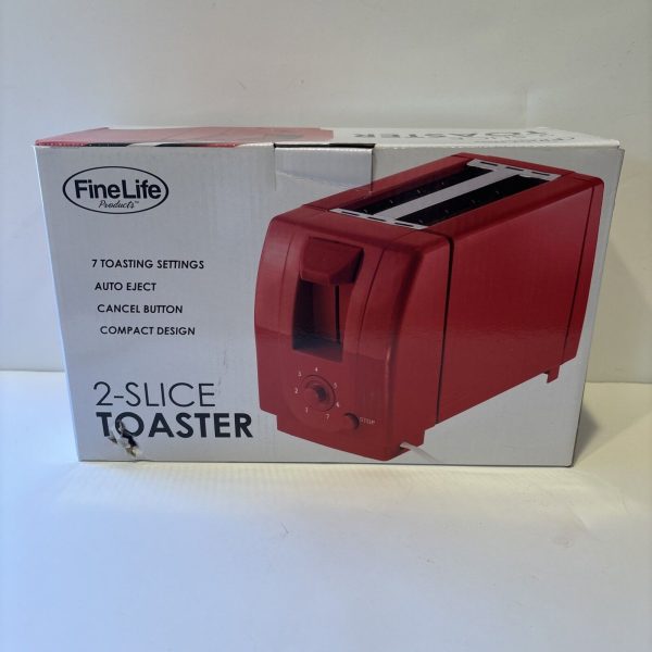 Fine Life two slice toaster brand new