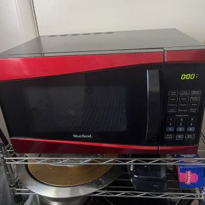 small microwave oven countertop. West Bend. 900 Watts. Works Perfectly.