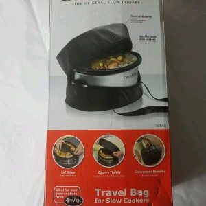 Crock-Pot Travel Bag for 4 – 7-Quart Slow Cookers Black NEW