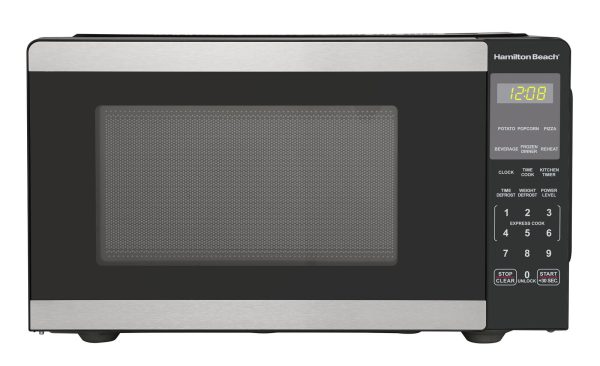 Hamilton Beach 0.9 Cu ft Countertop Microwave Oven 900 Watts Black