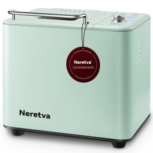 Neretva 20-IN-1 Bread Maker, Dual Heater 2LB Bread Machine All Metal&Nonstick…