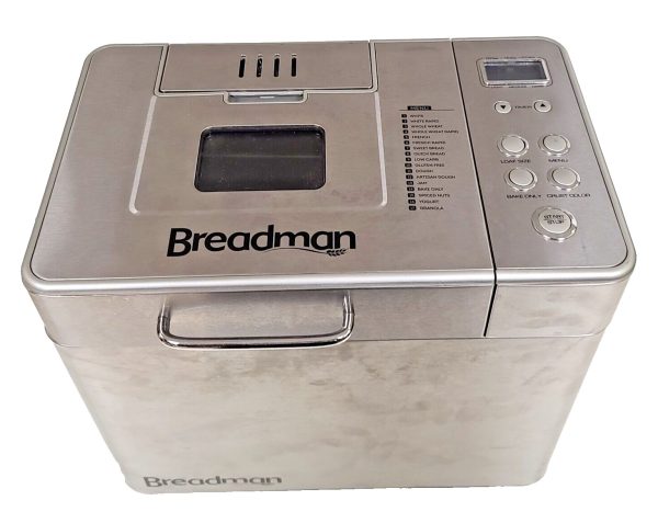 Breadman Professional Bread Maker Machine Silver with Paddle bk1065sq