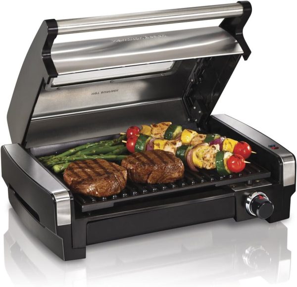 Hamilton Beach Electric Indoor Searing Grill with Adjustable Temperature bb