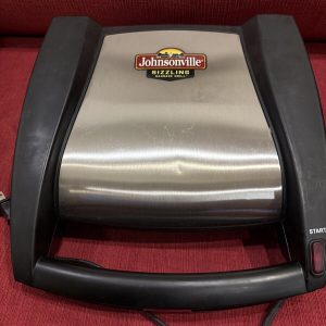 Johnsonville Sizzling Sausage Indoor Electric Grill Model BTG-0498 Tested Works