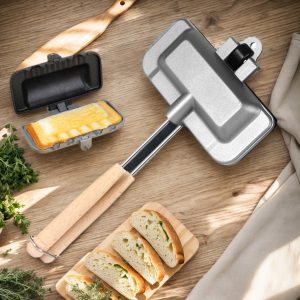 Hot Sandwich Maker Hot Dog Toaster Sided Frying Pan, Grilled Cheese Maker