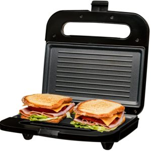 Electric Grill And Panini Press Non-Stick Breakfast Sandwich Maker Toaster