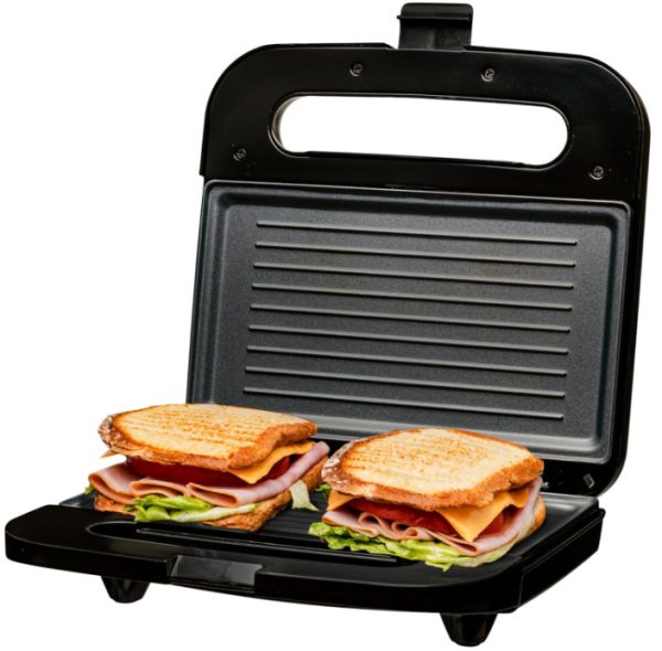 Electric Grill And Panini Press Non-Stick Breakfast Sandwich Maker Toaster