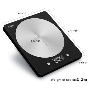 Stainless Steel Digital Kitchen Scale High Accuracy Multifunction Food Scale