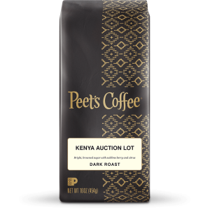 Peet’s Kenya Auction Lot coffee beans, Drip