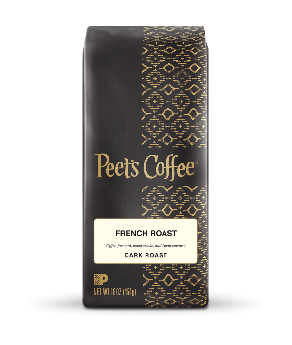 Peet’s French Roast coffee beans, Drip