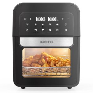 6.5 Quart 8-in-1 Air Fryer Oven 1400 W Electric Hot with Digital Touch Screen US