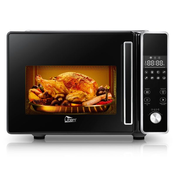 24QT Digital Microwave Oven Countertop With Air Fryers for Kitchen Home Office