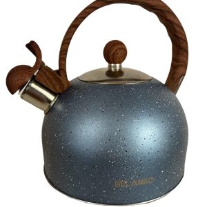 Tea Kettle, 2.3 Quart / 2.5 Liter BELANKO Stainless Steel Tea Kettles  NWOB