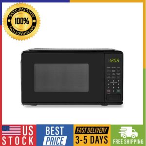 Mainstays 0.7 Cu ft Countertop Microwave Oven, 700 Watts, Black