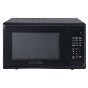 BLACK+DECKER 1.1 cu ft 1000W Microwave Oven – Stainless Steel Black